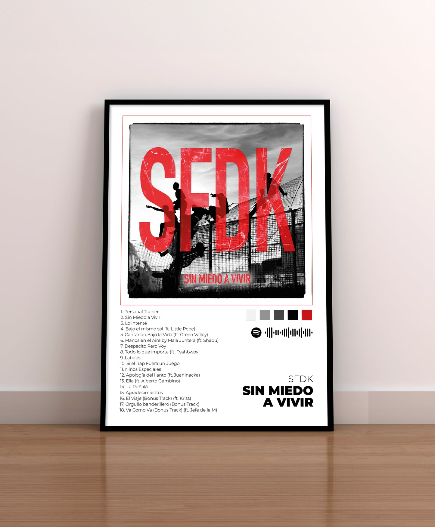 Sin Miedo a Vivir - Poster Digital de SFDK | Music Prints