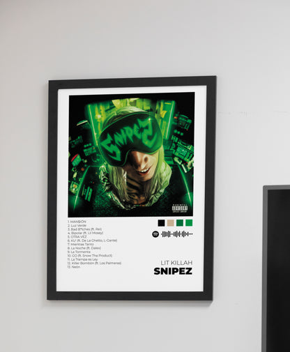 SnipeZ - Poster Digital de Lit Killah | Music Prints