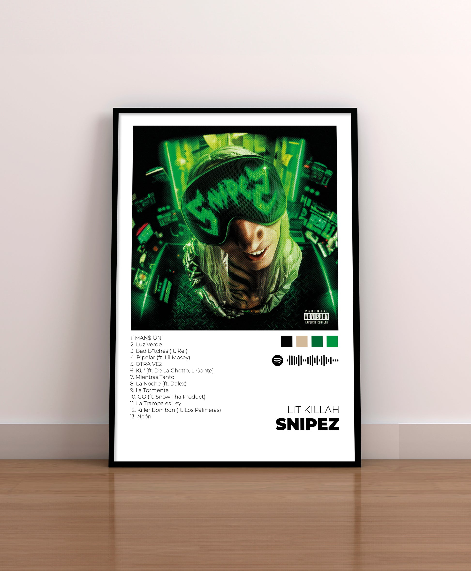 SnipeZ - Poster Digital de Lit Killah | Music Prints