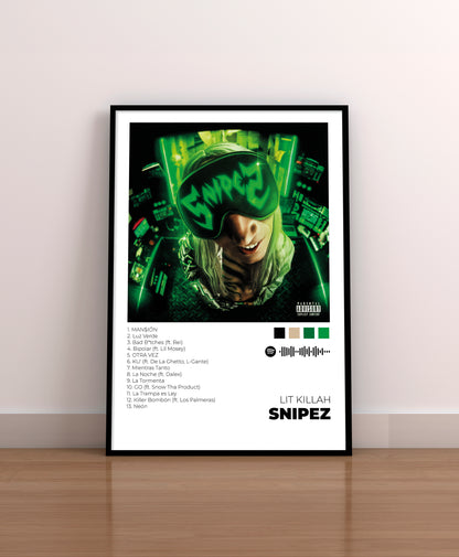 SnipeZ - Poster Digital de Lit Killah | Music Prints