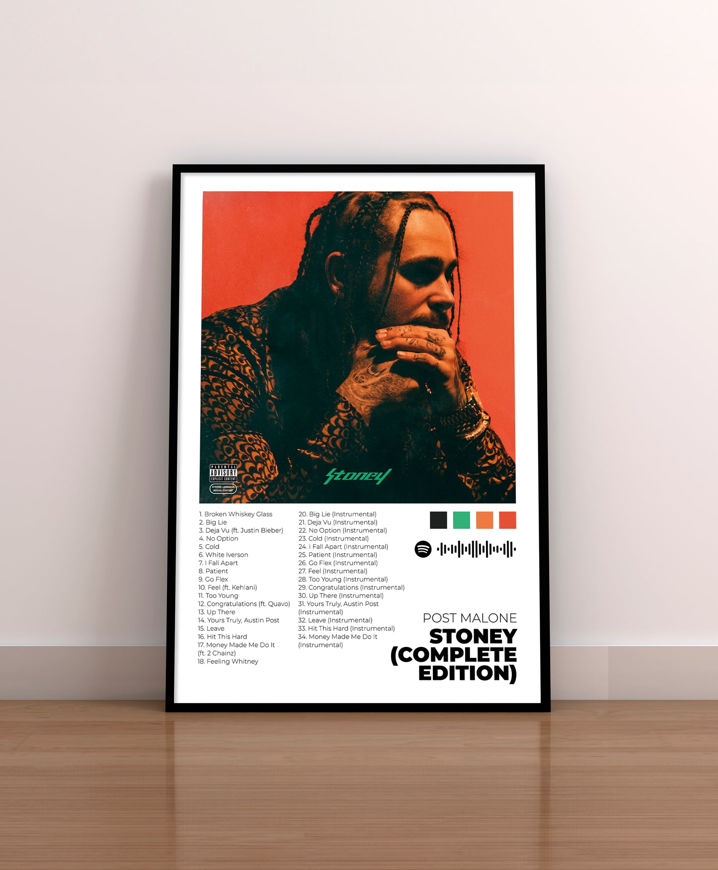 Stoney (Complete Edition) - Poster Digital de Post Malone | Music Prints