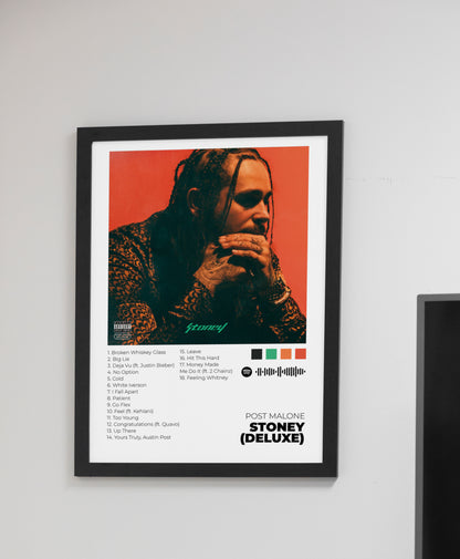 Stoney (Deluxe) - Poster Digital de Post Malone | Music Prints