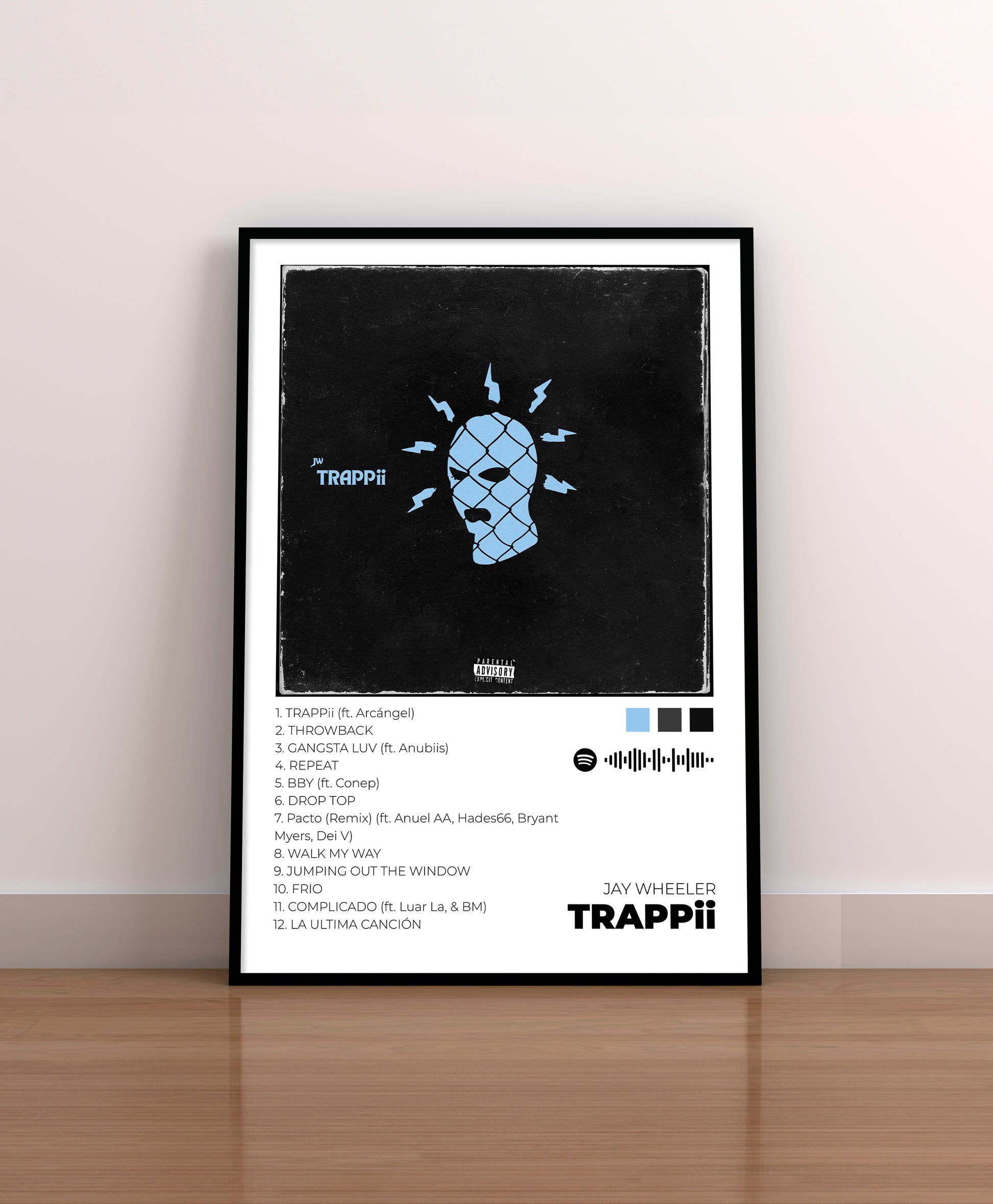 TRAPPii - Poster Digital de Jay Wheeler | Music Prints