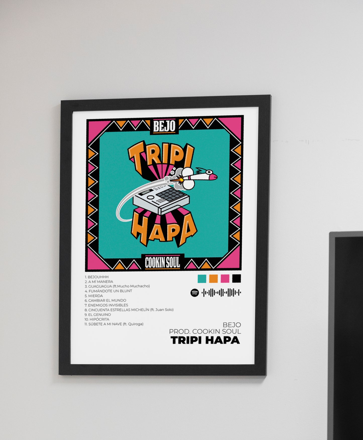 Tripi Hapa - Poster Digital de Bejo | Music Prints