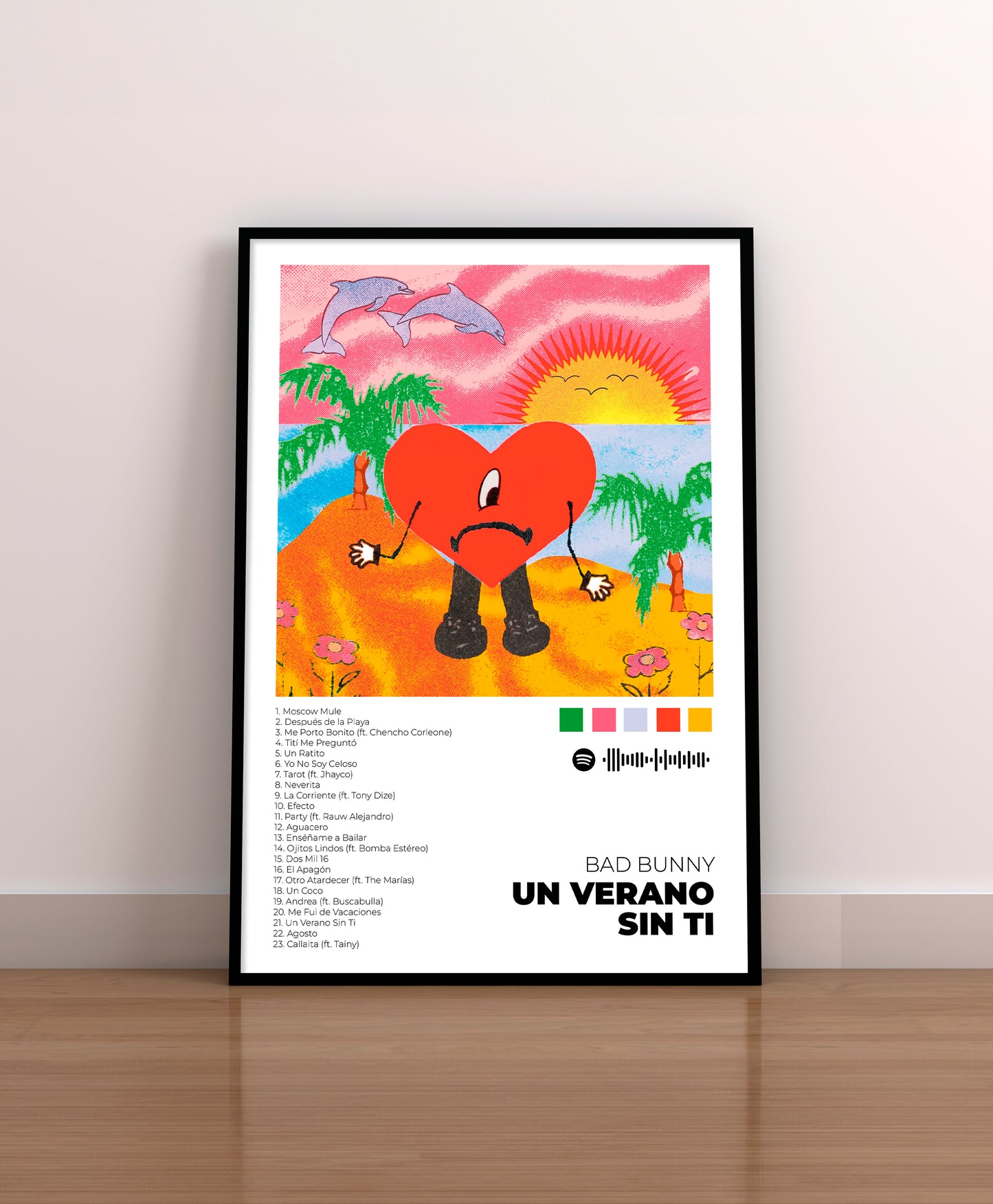 Un verano sin ti - Poster Digital de Bad Bunny | Music Prints