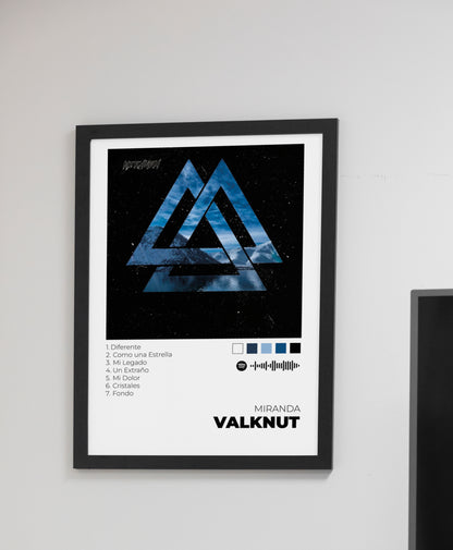 Valknut - Poster Digital de Miranda | Music Prints