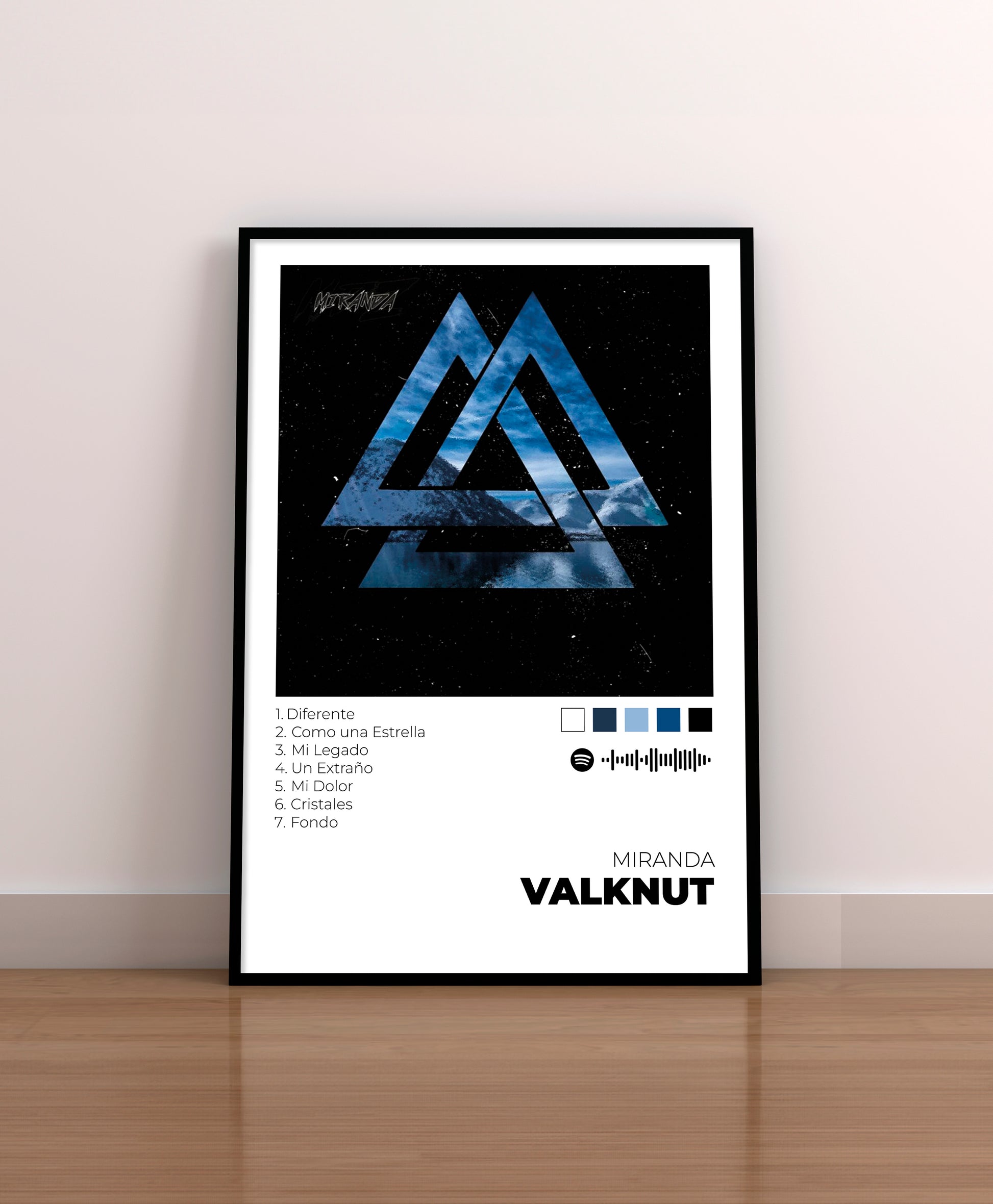 Valknut - Poster Digital de Miranda | Music Prints