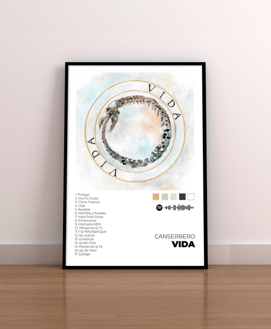 Vida - Poster Digital de Canserbero | Music Prints