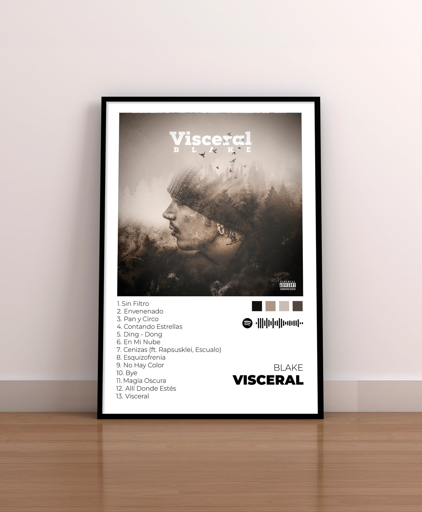 Visceral - Poster Digital de Blake | Music Prints