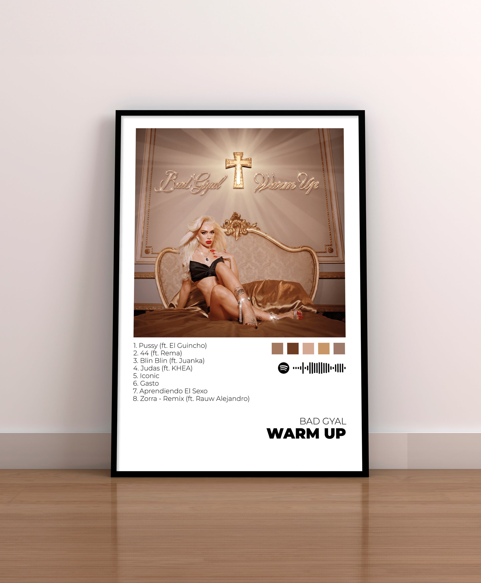 Warm Up - Poster Digital de Bad Gyal | Music Prints